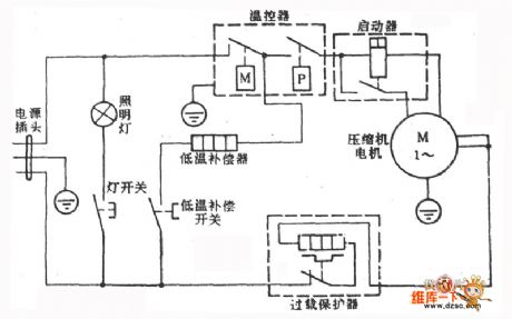 Xiling BCD-162 fridge circuit