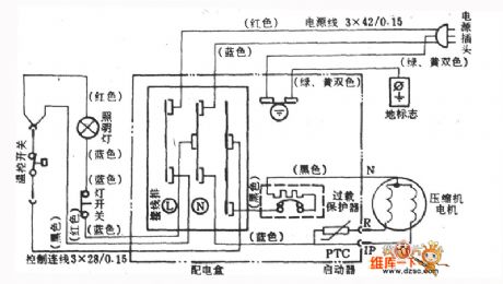 Xiling BYD-170 fridge circuit