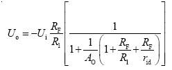 Inverting Proportional Amplifier Circuit Diagram