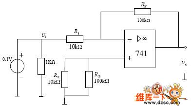 Inverting Proportional Amplifier Circuit Diagram