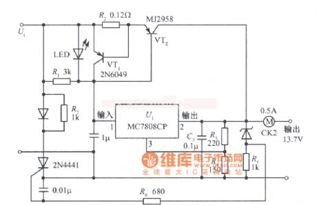 Low-cost variety protection power supply circuit diagram