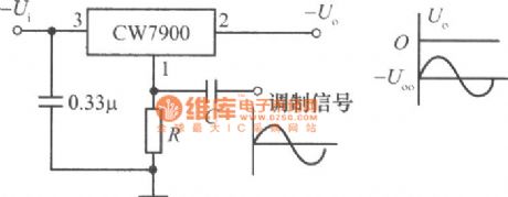 The power modulator circuit made by CW7900