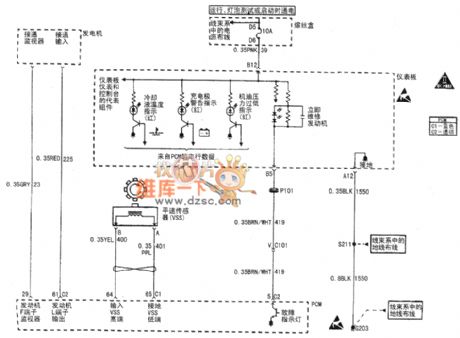 Buick Century car motor circuit diagram(9)