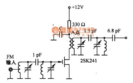 FM tuner RF amplifier circuit diagram