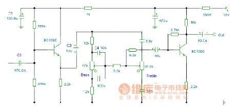 Volumn control circuit diagram