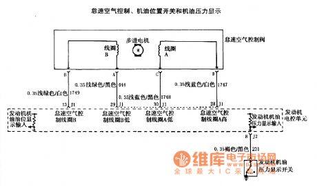 The 2.0L motor circuit diagram 12 of Shanghai GM Regal car