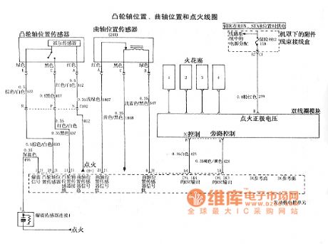 The 2.0L motor circuit diagram 12 of Shanghai GM Regal car