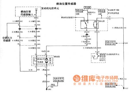 The 2.0L motor circuit diagram 12 of Shanghai GM Regal car