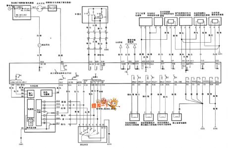 HONDA Fit 6-gear automatic transmission and 7-gear model circuit diagram