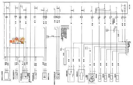 HONDA Fit starter control module and dynamical system control module circuit diagram(1)
