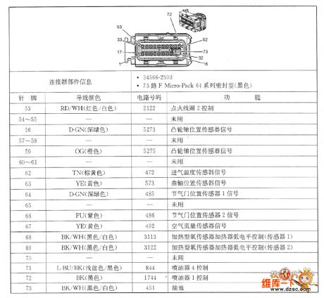 Shanghai GM Buick LaCROSSE Car 2.4L Engine Circuit (12)