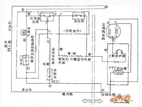 General brand ER-20 type fridge circuit