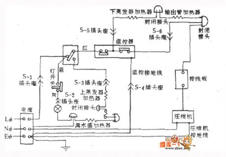 FengHua brand BYD-175 type fridge circuit