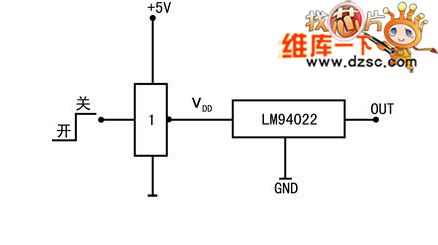 The Close-Function Circuit Of LM94022 Connecting With Inverter