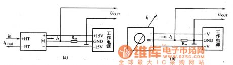 The LT current sensor wiring circuit