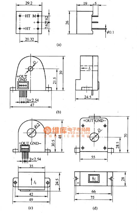 The LT current sensor outline circuit