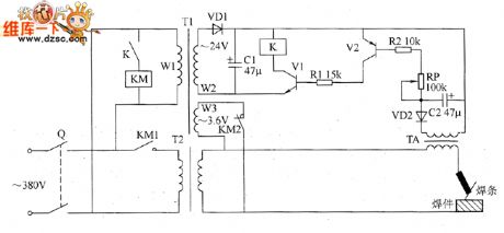 Welder no-load power saver circuit diagarm 11