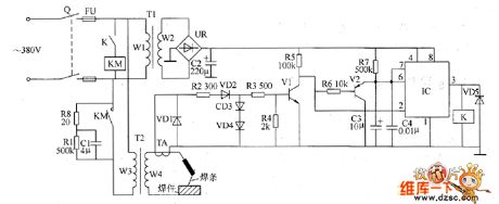 Welder no-load power saver circuit diagarm 4