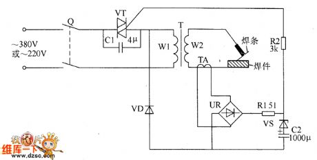Welder no-load power saver circuit diagarm 5