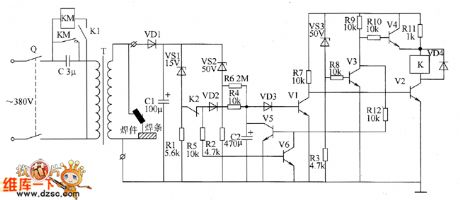 Welder no-load power saver circuit diagarm 1
