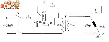 Welder no-load power saver circuit diagarm 6 - Basic ...