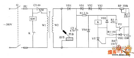 Welder no-load power saver circuit diagarm 3