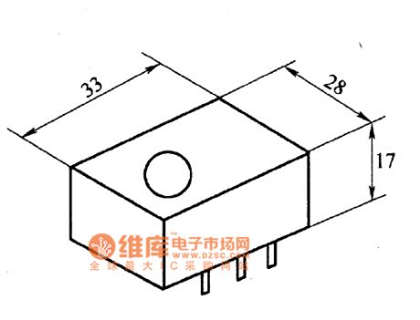 The module outline circuit of the HN911 heat releasing electric