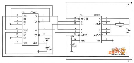 CMOS control signal circuit diagram
