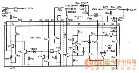 HIC1026A Integrated Circuit Internal Principle Circuit