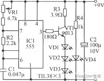 The circuit of counter composed of digital circuit