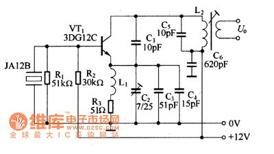 27MHz crystal oscillator circuit