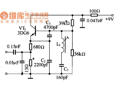 465kHz intermediate frequency signal generator circuit