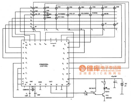 CGO602CESA Single-Chip Remote Control Transmitter Integrated Circuit