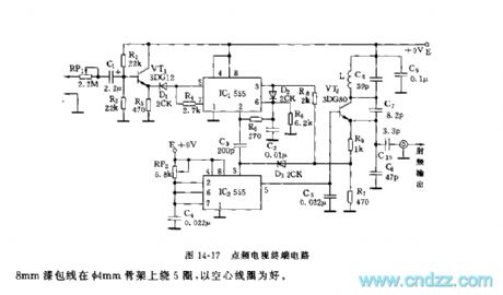555 point-frequency TV terminal circuit