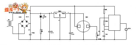 Gas / smoke alarm circuit diagram
