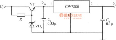 The high input voltage integrated stable power supply circuit composed of CW7800 (3)