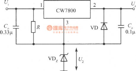 The booster circuit of the CW7800 integrated voltage stabilizer (2)