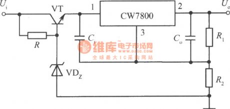 The high input-output integrated stable power supply circuit composed of CW7800 (3)