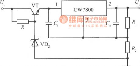 The high input-output integrated stable power supply circuit composed of CW7800 (4)