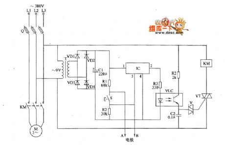 Irrigation motor automatic protector circuit diagram 1