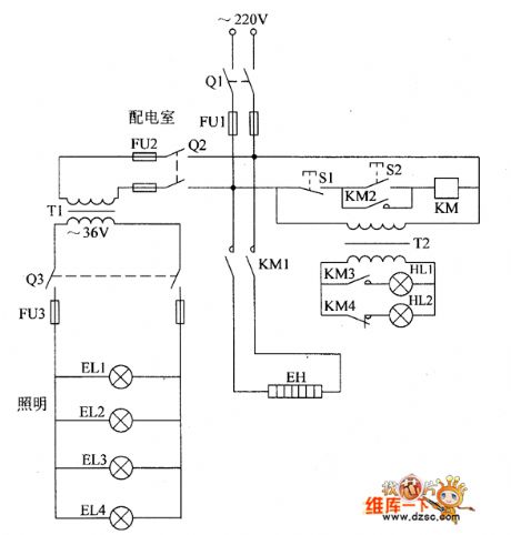 Greenhouse ground hotline controller circuit diagram 1