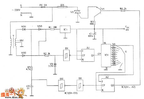 Greenhouse ground hotline controller circuit diagram 2