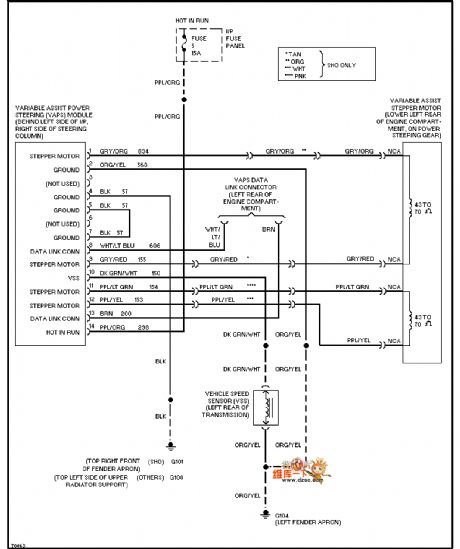 Mazda 95TAURUS E-turn circuit