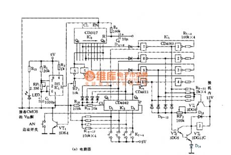 555 TV starting up timer circuit
