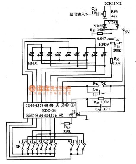 KDD-08 IC Typical Application Circuit