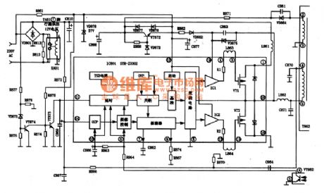 STR-Z3302 power supply thick film integrated circuit