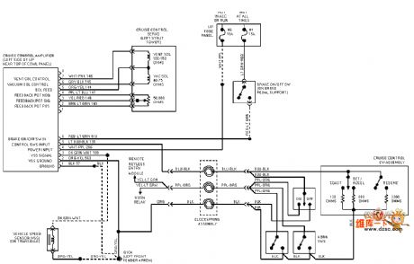 Mazda 95TAURUS (3.0L) cruise control circuit