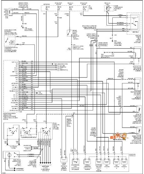 Mazda 96TAURUS luggage compartment opening circuit