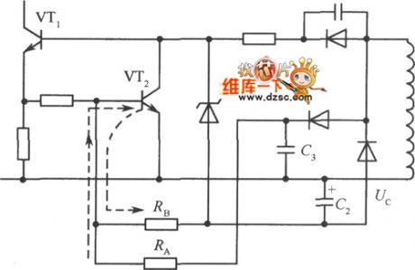 The power supply over current protection circuit of the ring switch