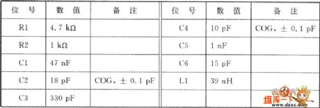 The TDA5101A ASK 315 MHz emitter circuit